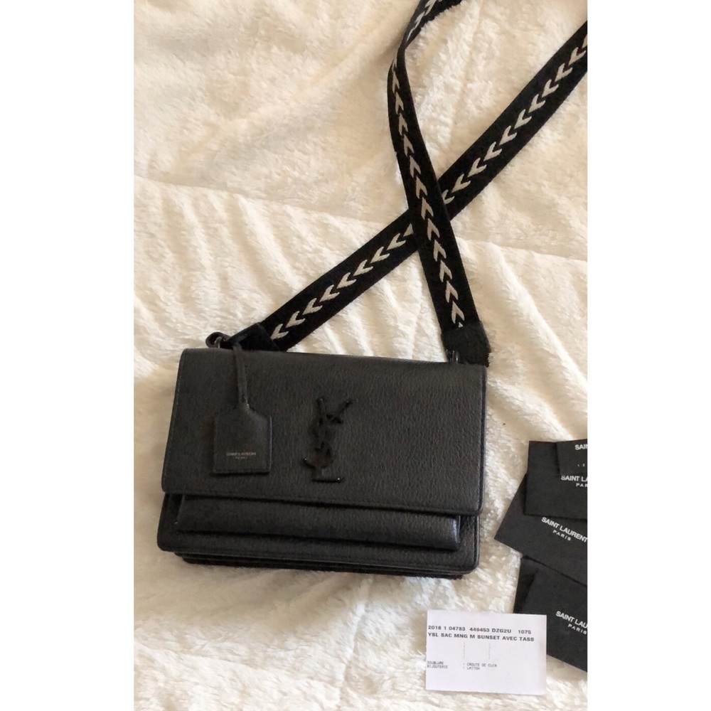 Saint Laurent Monogram Sunset Medium Leather
